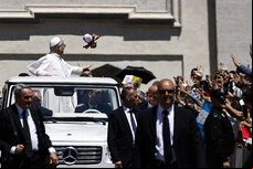 Papa durante audiência no Vaticano