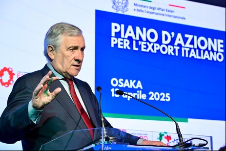 Tajani disse que a situação em relação ao tarifaço dos EUA está 'lentamente melhorando'