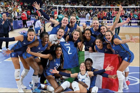 Seleção italiana feminina de vôlei venceu brasileiras no Rio