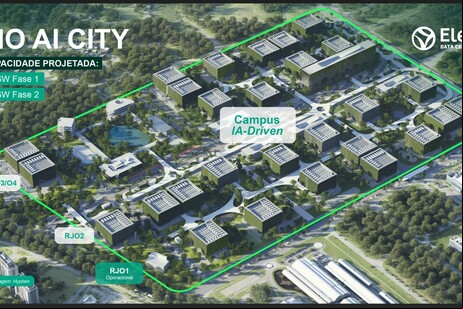 Imagem do projeto Rio AI City, da Elea Data Centers