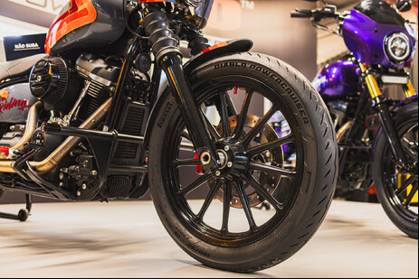 Moto equipada com o Diablo Powercruiser no Festival Interlagos Motos