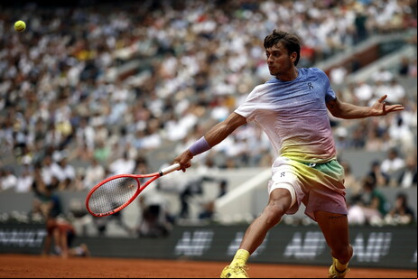 Flavio Cobolli se despediu do Grand Slam de Roland Garros