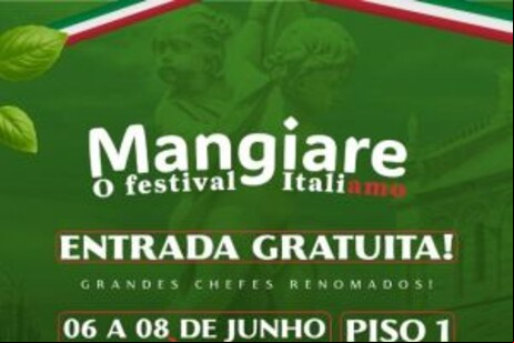 Praça de alimentação será recheada de pratos típicos de diversas regiões italianas