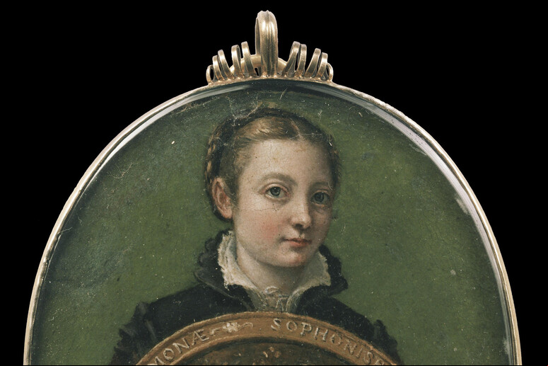Autorretrato de Sofonisba Anguissola, cerca de 1556 - TODOS OS DIREITOS RESERVADOS