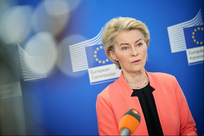 Viagem de Von der Leyen a Roma é para participar de funeral do Papa © ANSA/EPA